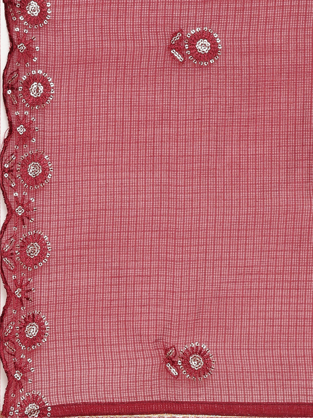 Neerus Maroon Regular Straight Printed Kurta And Sharara With Dupatta