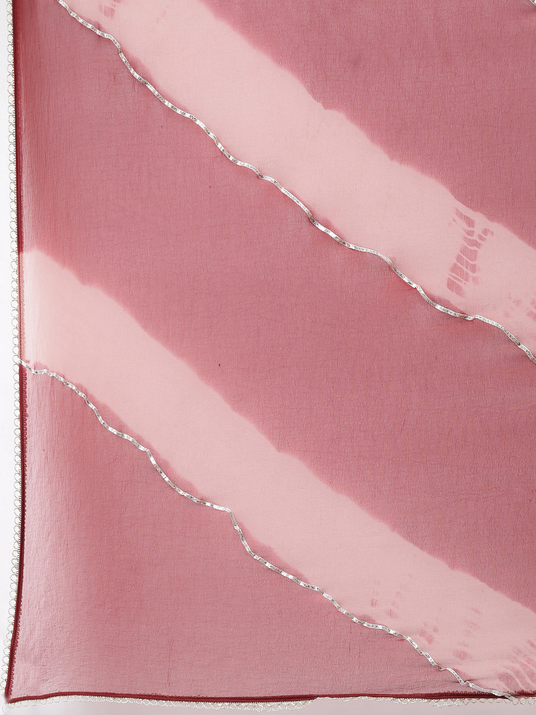 Neerus Women Floral Printed Pleated Zardozi Kurta with Trousers & Dupatta