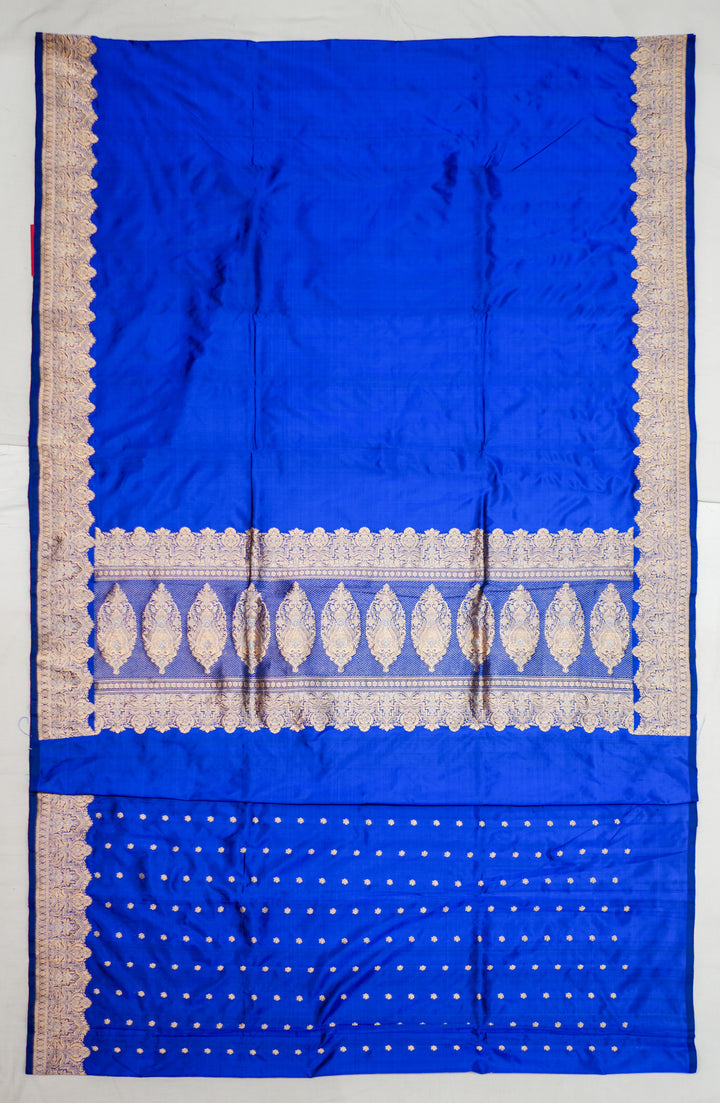 Royal Blue Banaras Silk Handwoven Saree