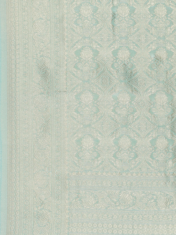 Blue Banaras Weaved Saree