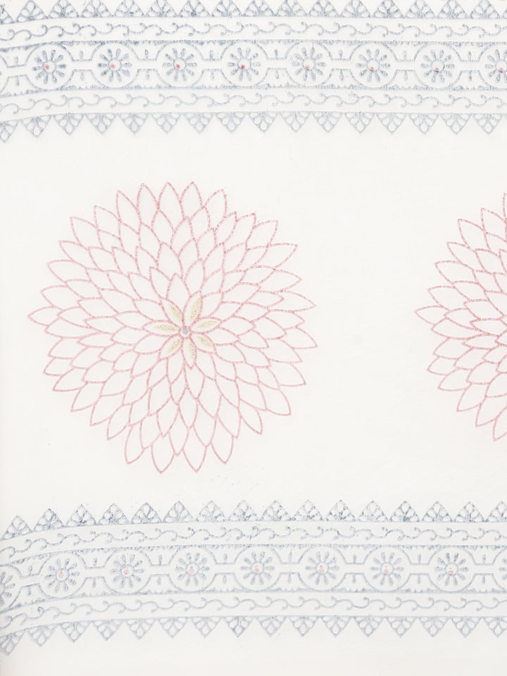 Neerus Beige Regular Straight Printed Readymade Suits