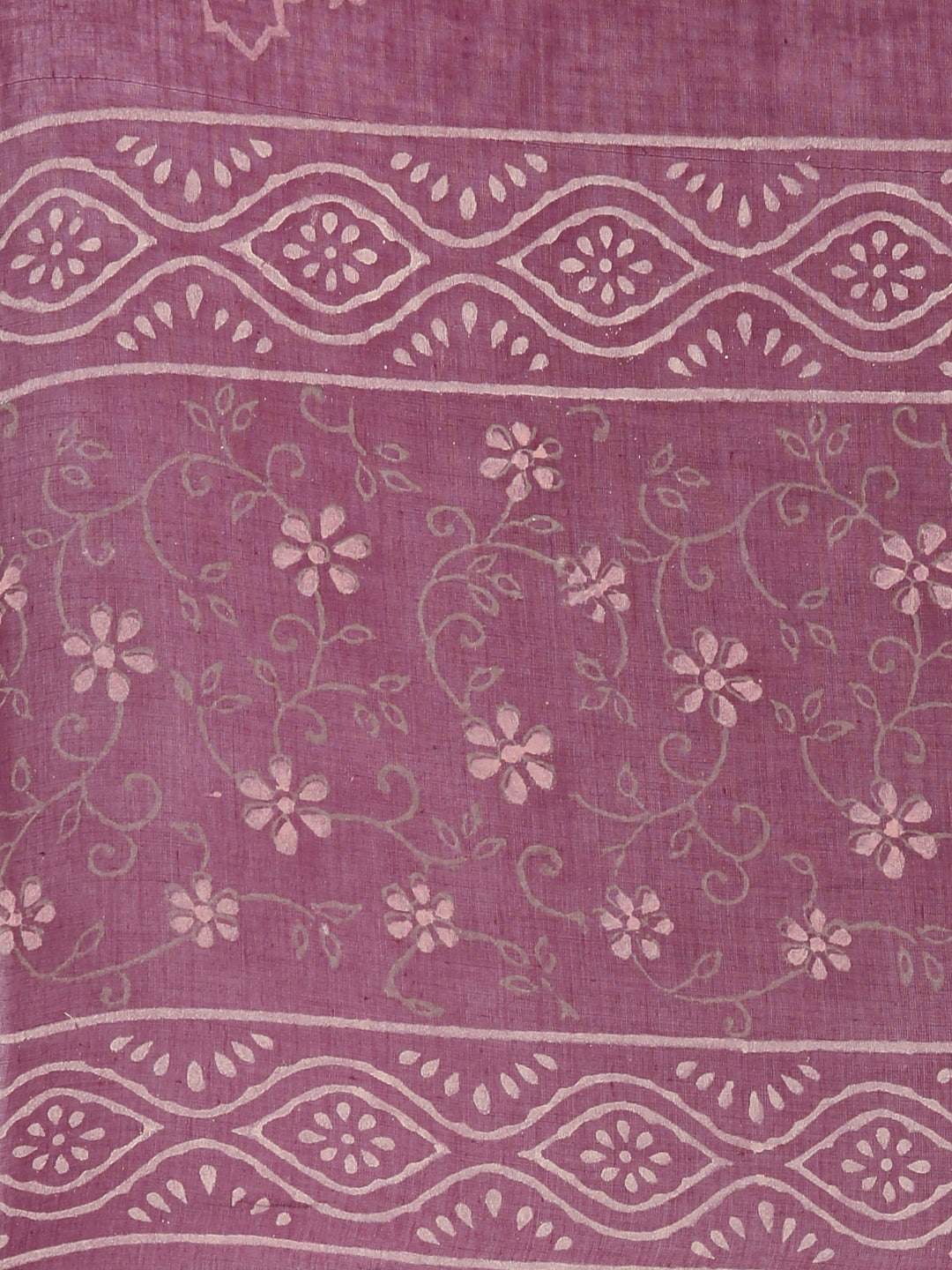 Neerus Purple printed floral suit set - detail view 4