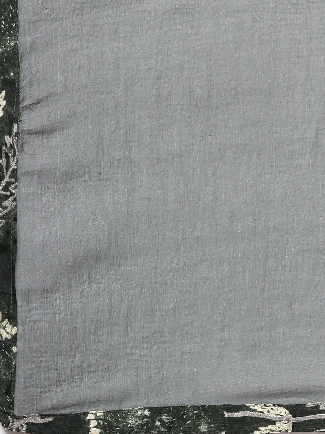 Neerus Green printed floral suit set - detail view 4