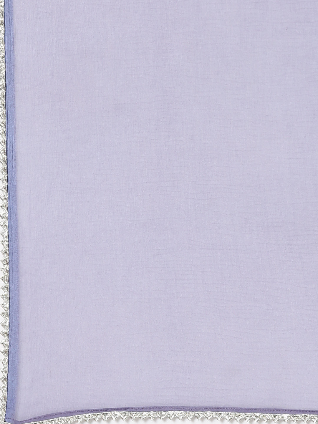 Neerus Purple floral printed straight suit set - detail view 4