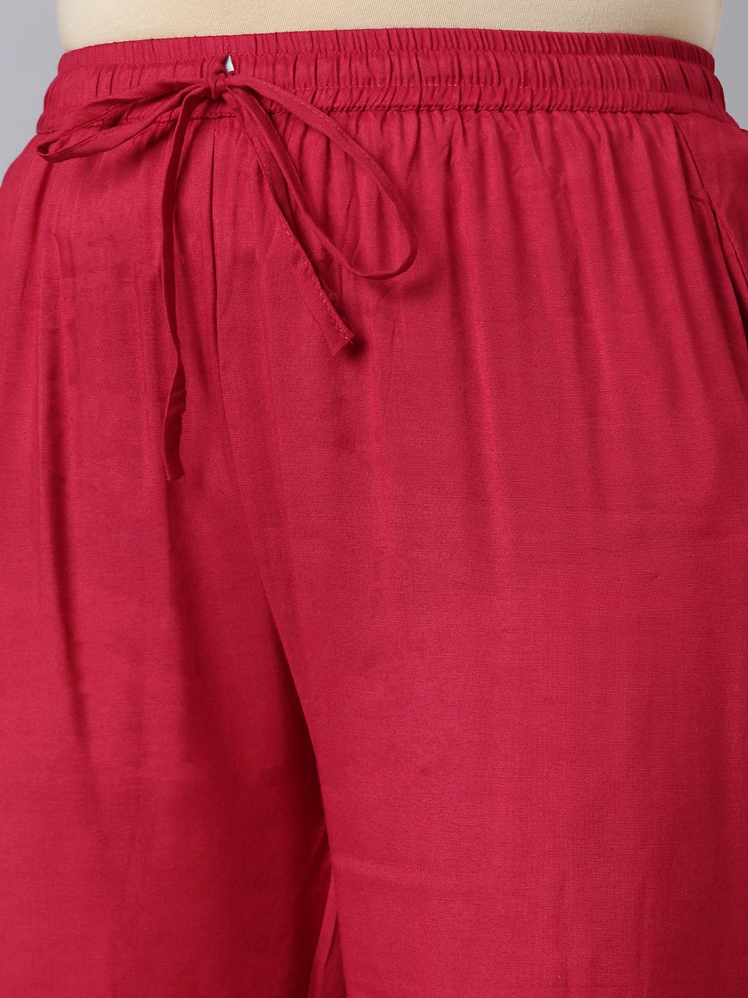 Neerus Pink printed straight suit set - detail view 3