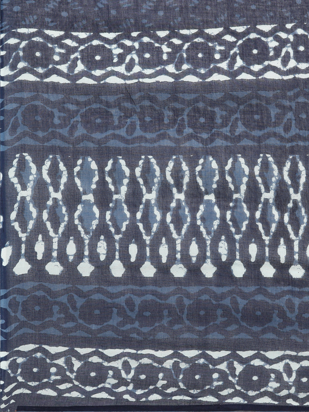 Neerus Blue Regular Straight Printed Kurta And Trousers With Dupatta