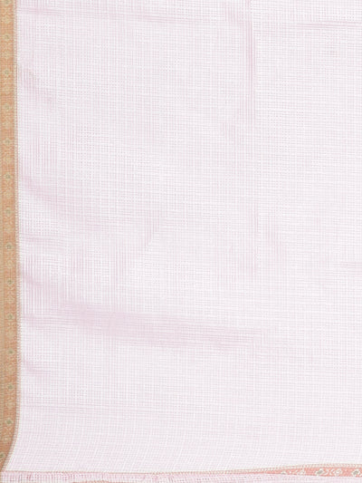 Neerus Pink Printed Straight Kurta and Trousers With Dupatta