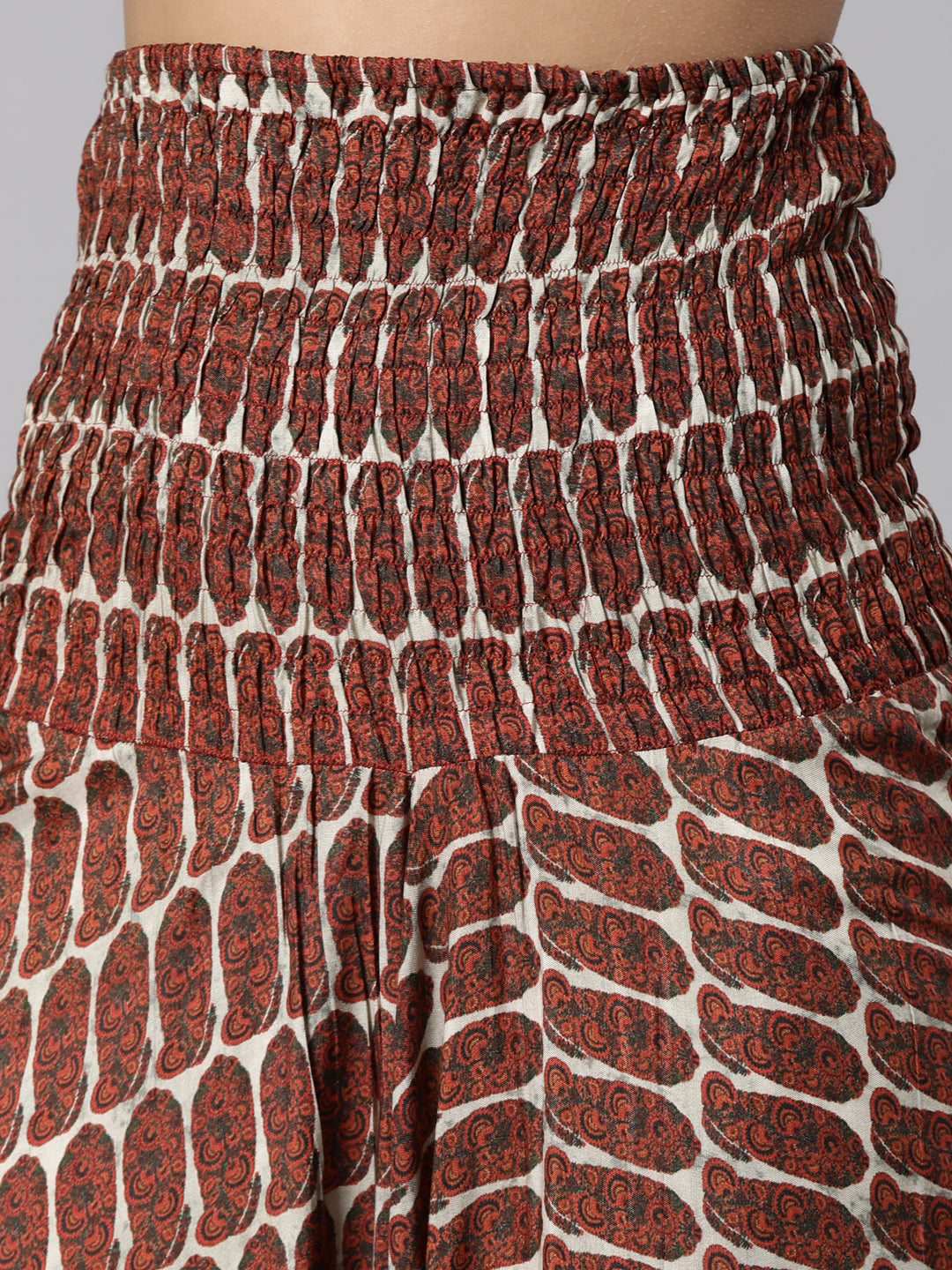 Neerus Brown Regular Straight Chevron Kurta And Veshti With Jacket