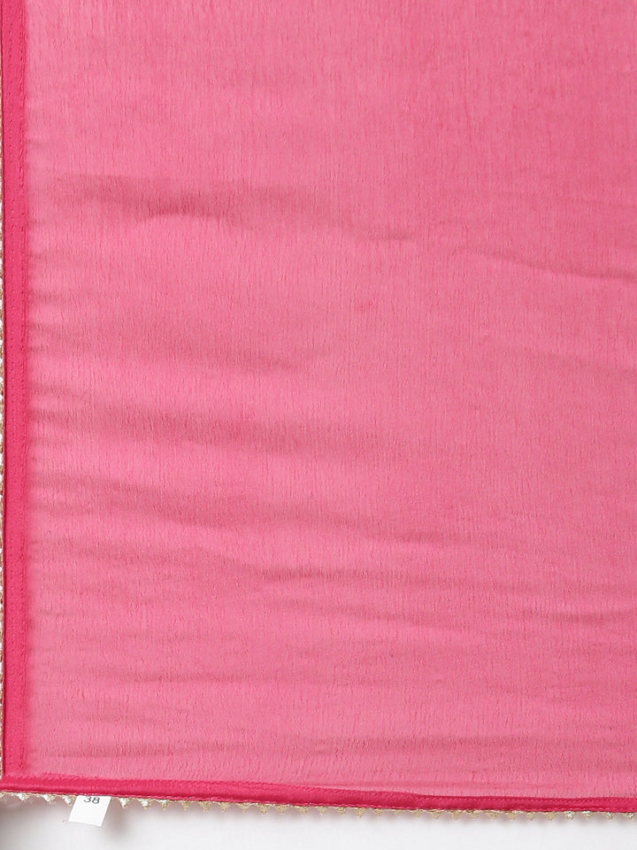 Neerus Pink printed floral suit set - detail view 3