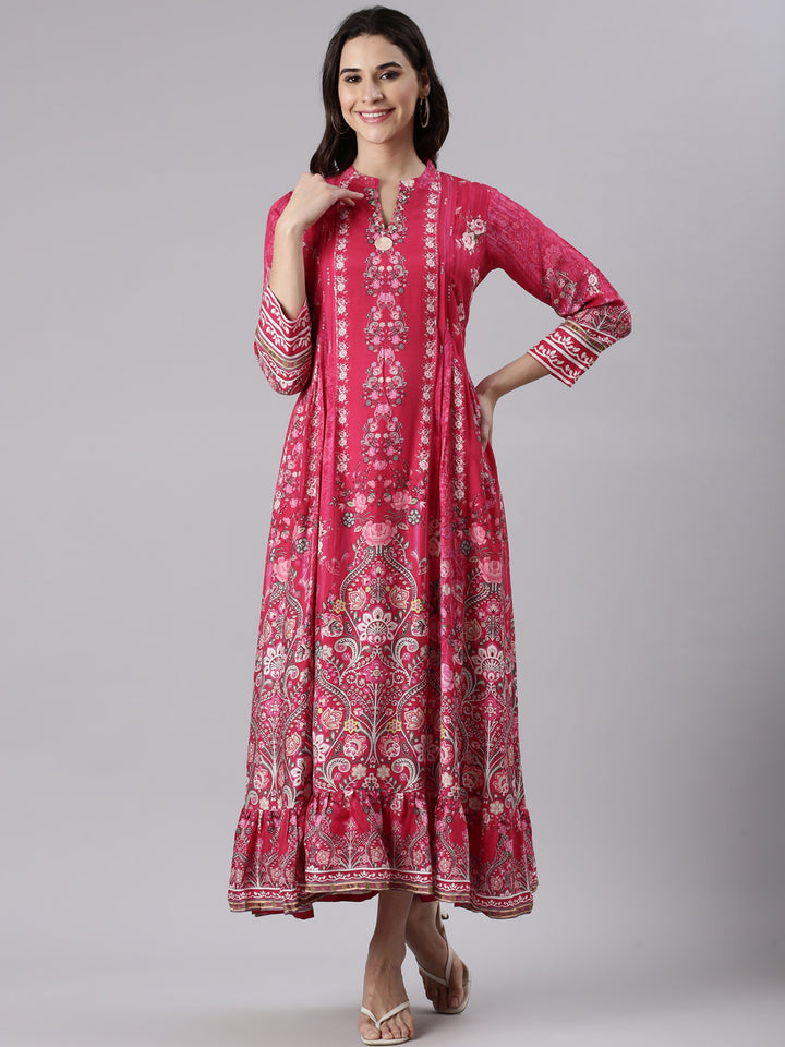 Rani Muslin Printed Long Gown