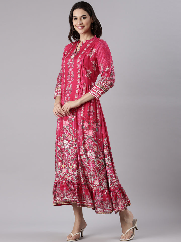 Rani Muslin Printed Long Gown