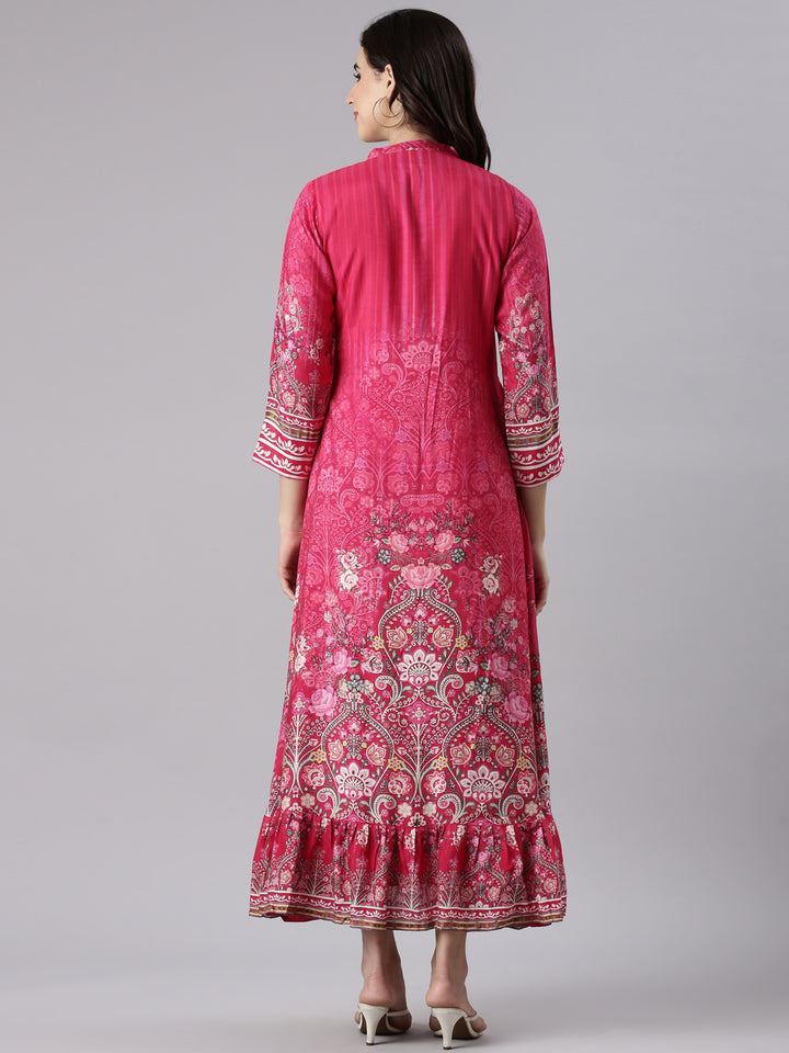 Rani Muslin Printed Long Gown