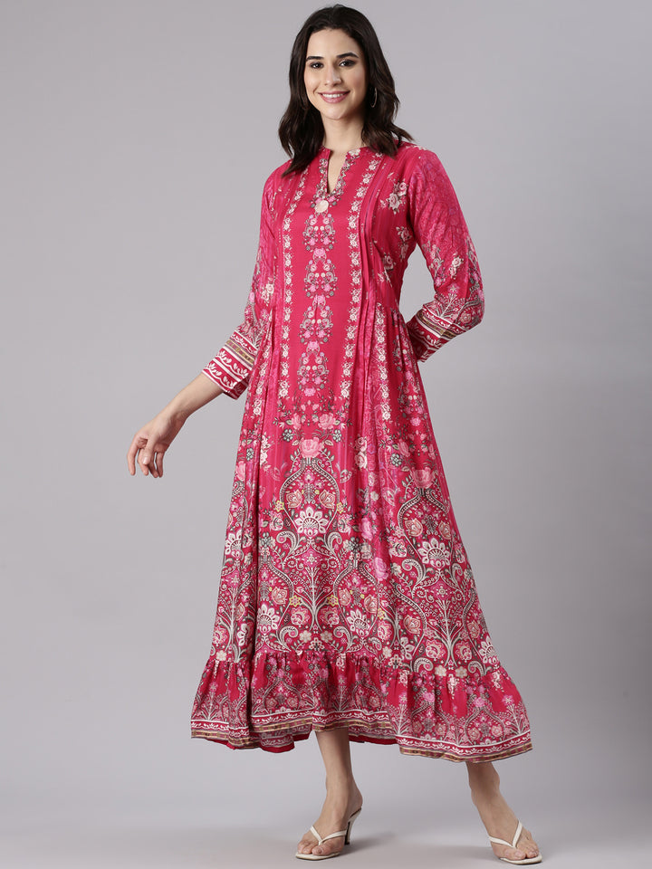 Rani Muslin Printed Long Gown