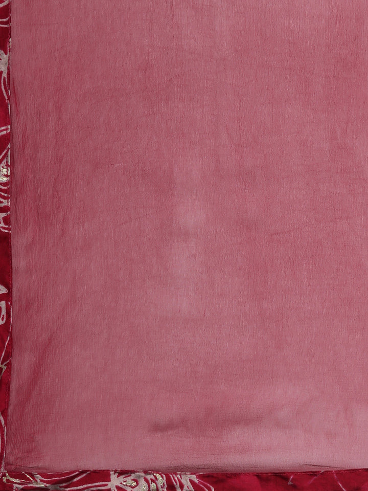 Neerus Pink printed paisley suit set - detail view 4