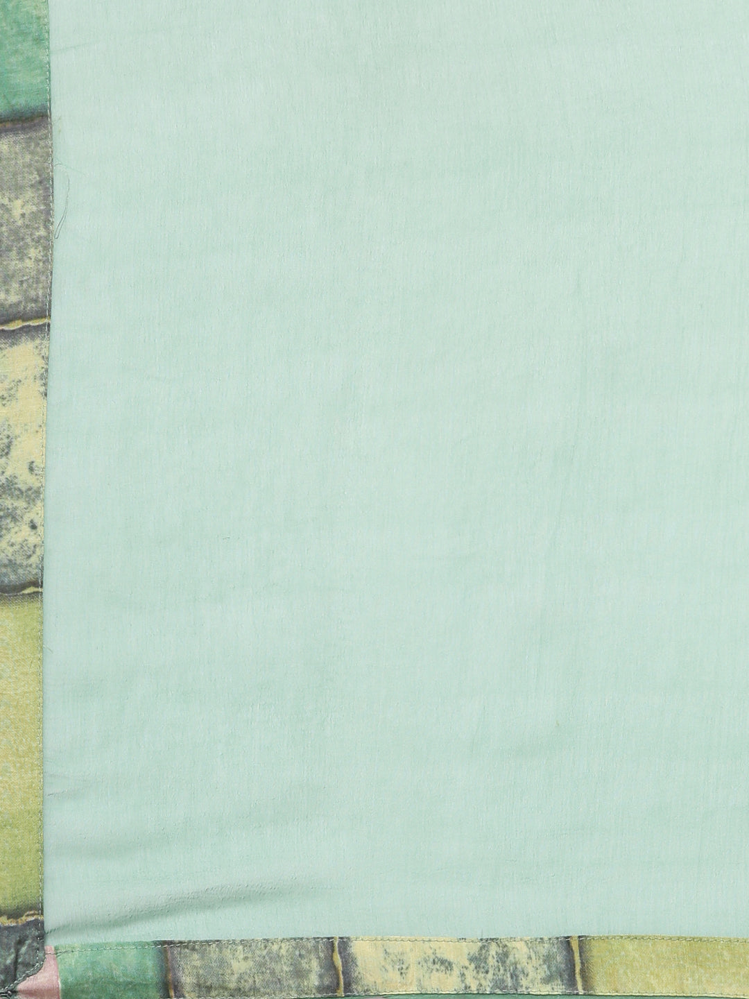 Neerus Green printed geometric suit set - detail view 4