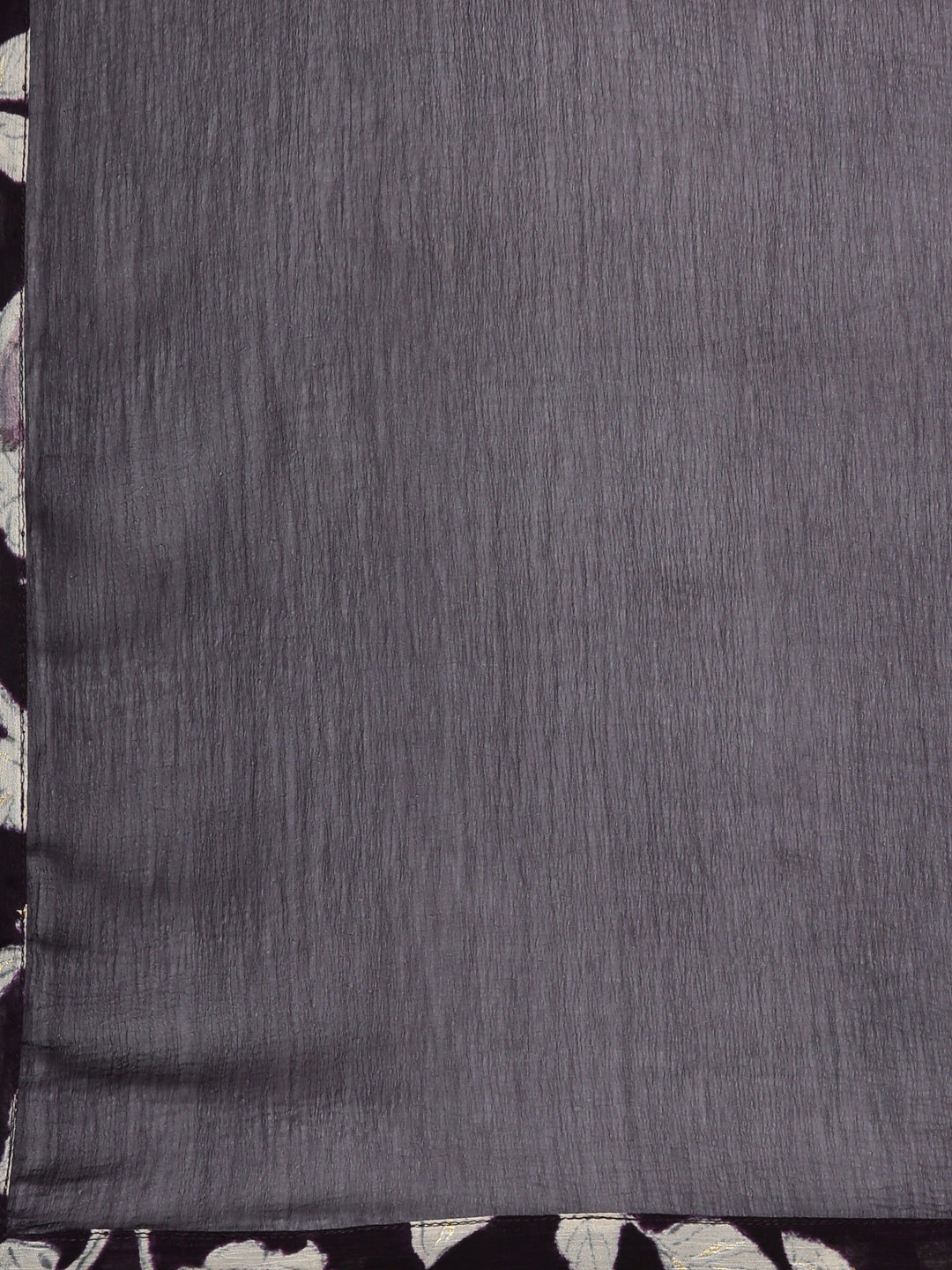 Neerus Purple printed floral straight suit set - detail view 4