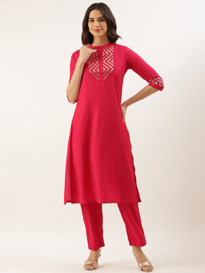 Rani Dola Silk Two Piece Set