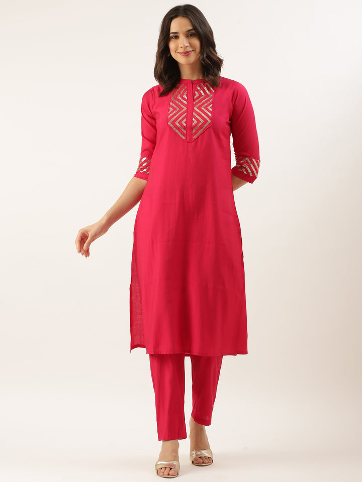 Rani Dola Silk Two Piece Set