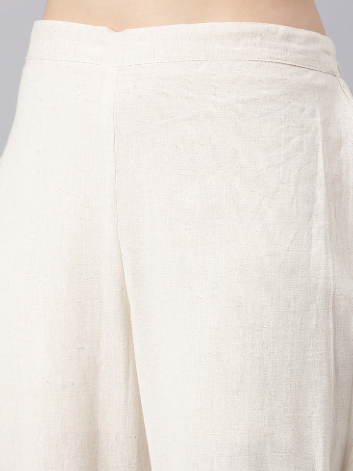 Neerus Blue Regular Straight Kurta and Trousers