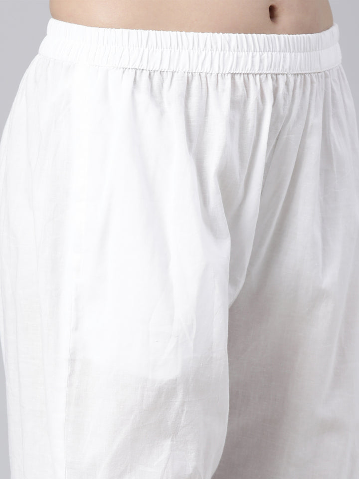 Neerus Black Regular Straight Chevron Kurti And  Palazzos With Dupatta