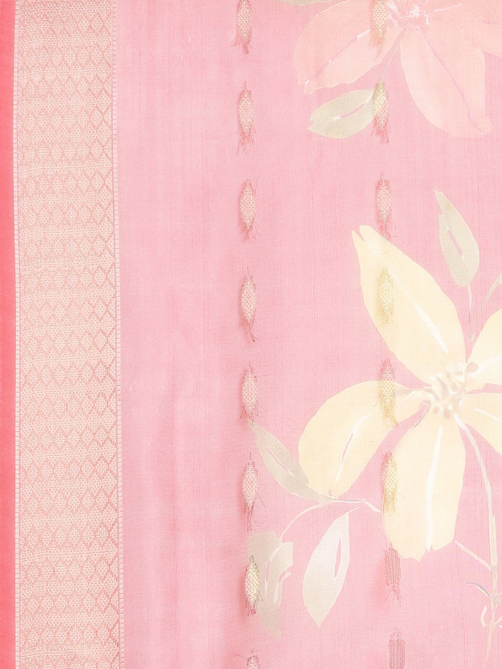 Neerus Red Solid Straight Kurta and Trousers With Dupatta