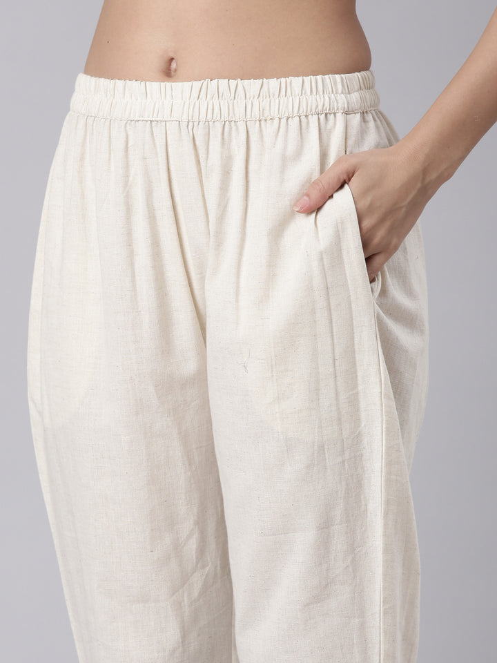 Pink Flex Block Print Two Piece Set