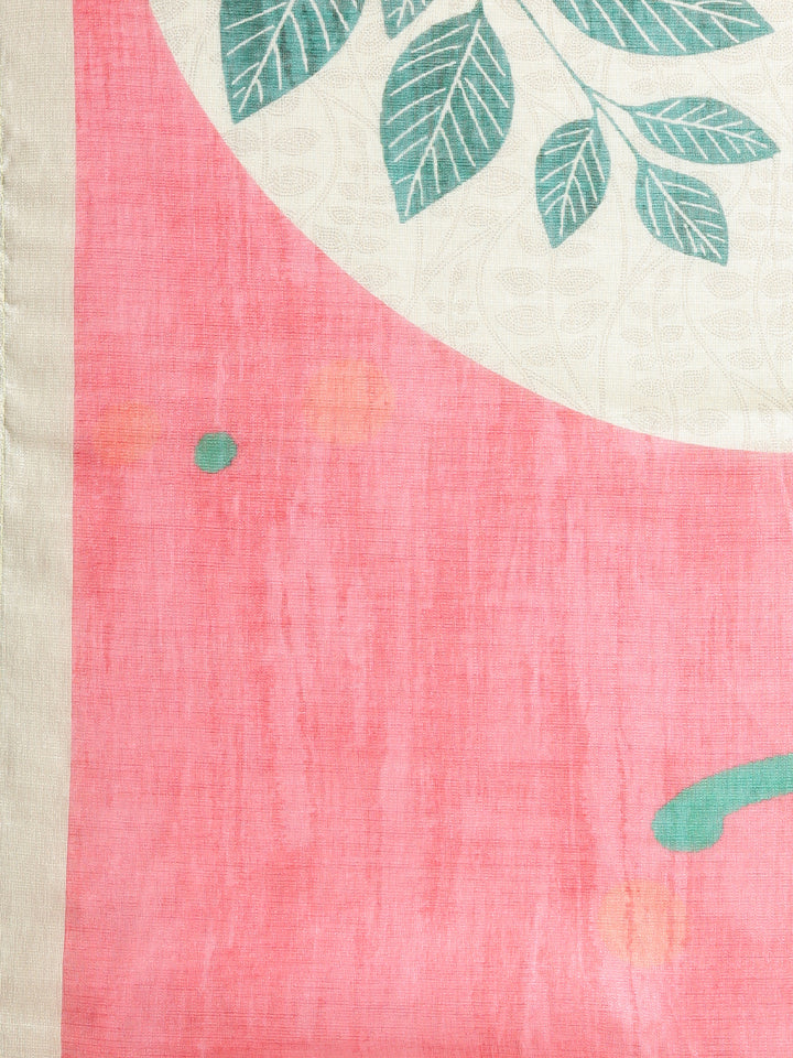 Neerus Yellow Printed Straight Kurta and Trousers With Dupatta