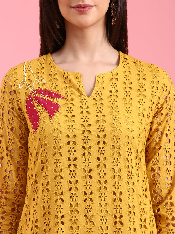 Mustard Chiken Two Piece Set