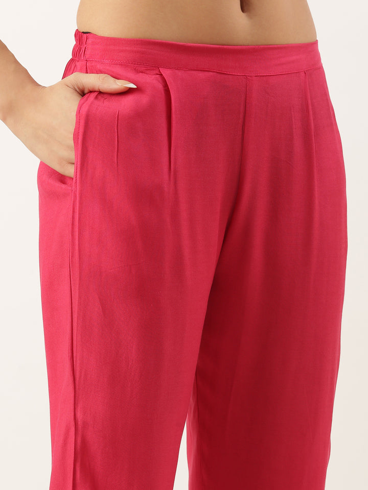 Rani Tissue Printed Embroidery Three Piece Suit Set