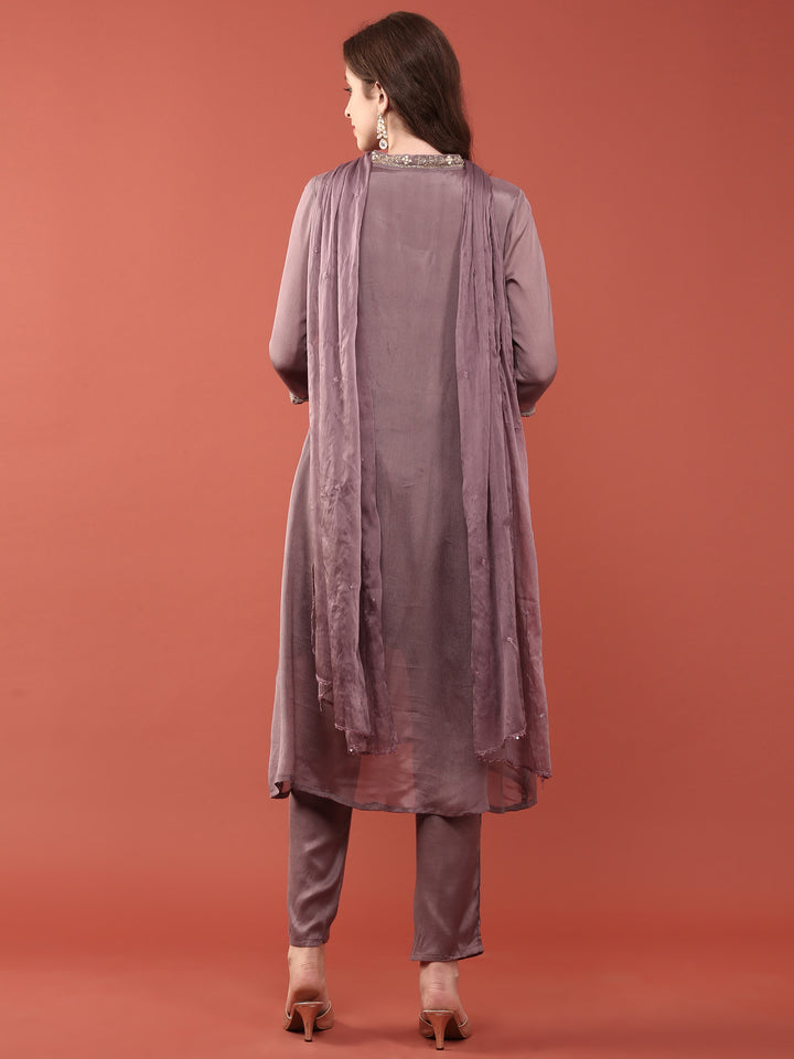 Lilac Chinnon Three Piece Set