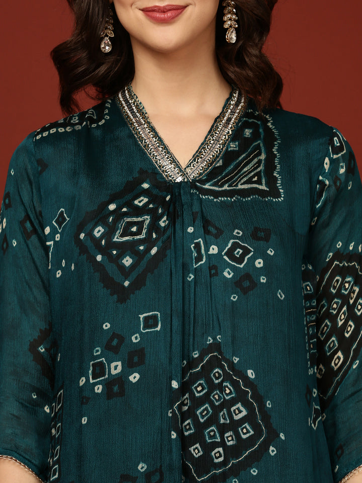 Rama Chinnon Printed Three Piece Set