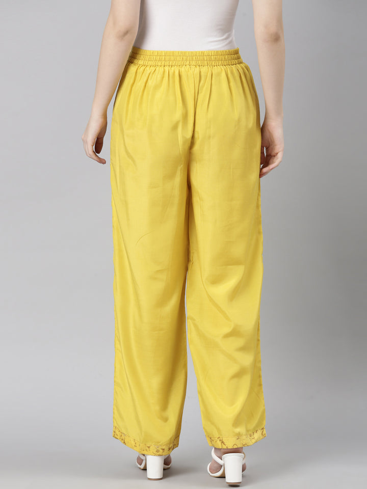 Neerus Yellow Color Pant