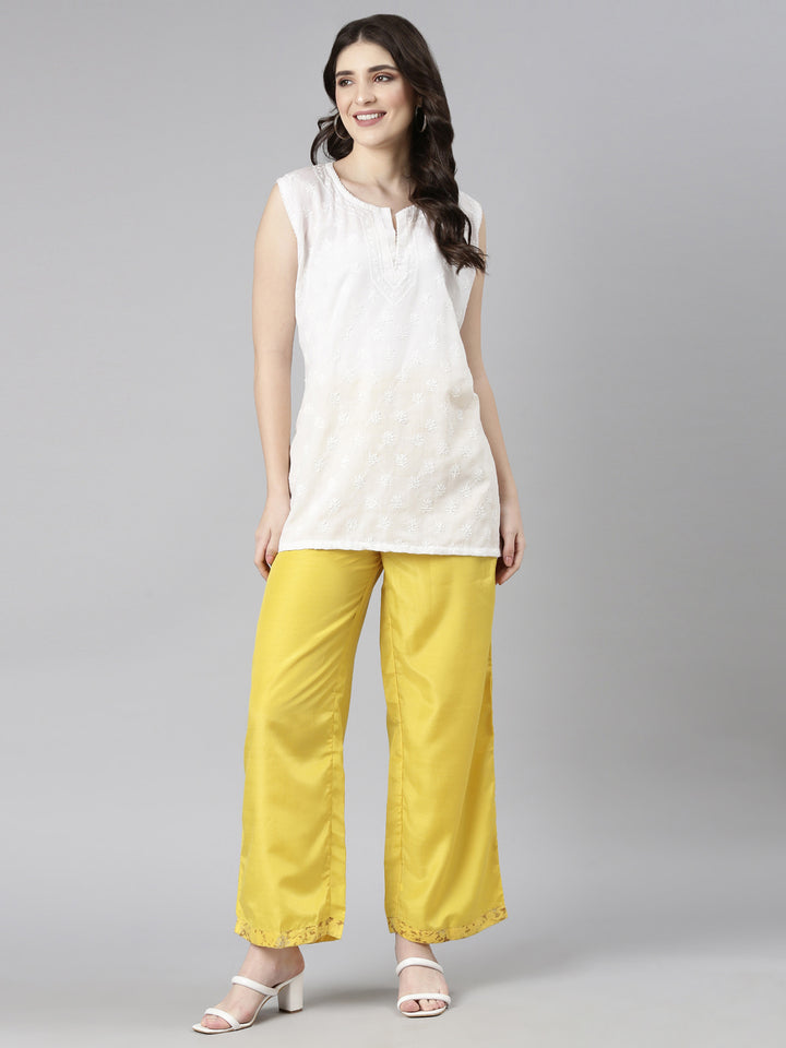 Neerus Yellow Color Pant