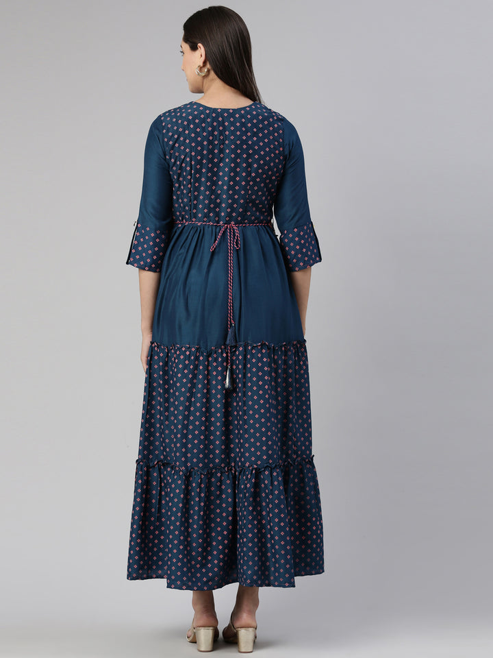 Neerus Ethnic Motifs Ethnic Maxi Dress
