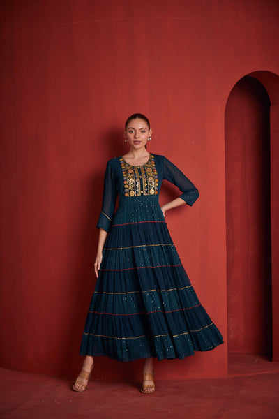 Buy Resham Work Short Kurti With Heavy Embellished Lehenga With Dupatta by  PUNIT BALANA at Ogaan Online Shopping Site