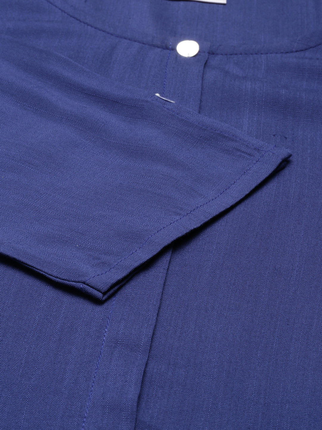 Neerus Women Blue Embroidered Kurta
