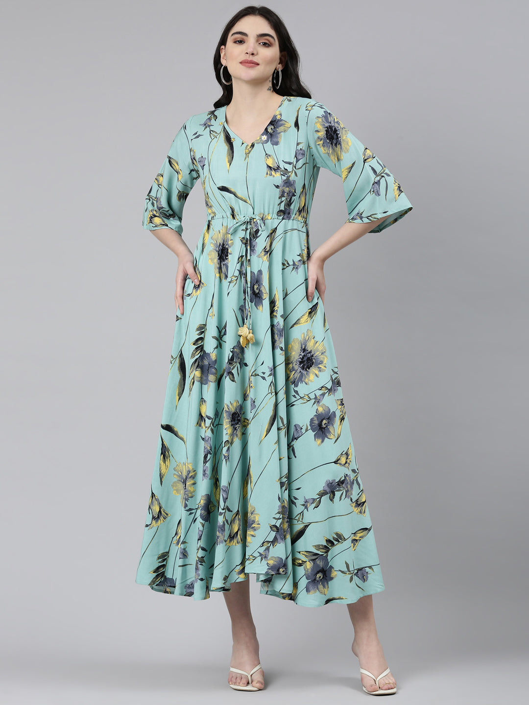 sachin and babi light blue dress Buy Designer High Low Dresses Online main image 0