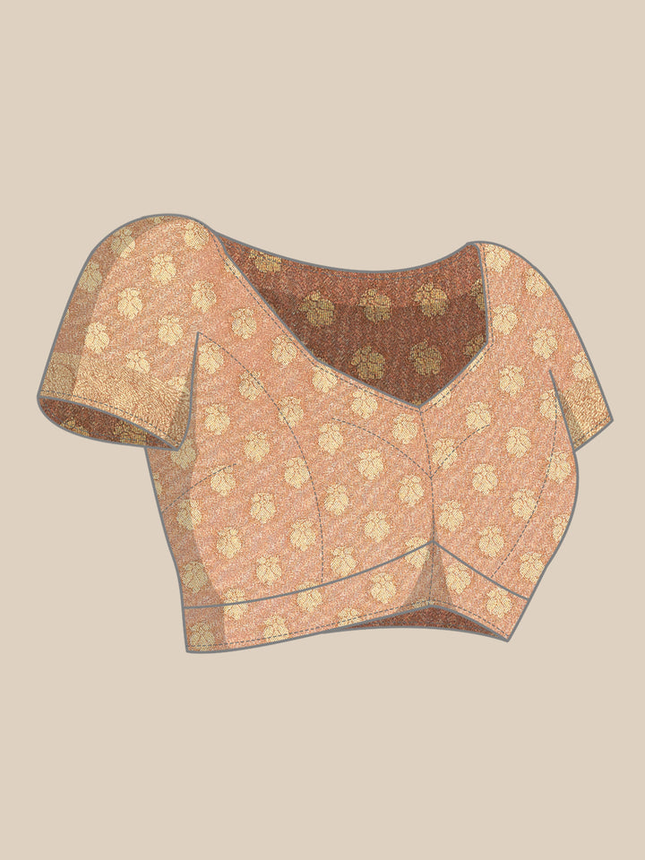 Multi Color Banaras Silk Saree Rangkat Design Zari Border And Butis