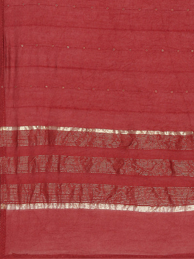Neeru's Maroon Regular Straight Printed Readymade suits