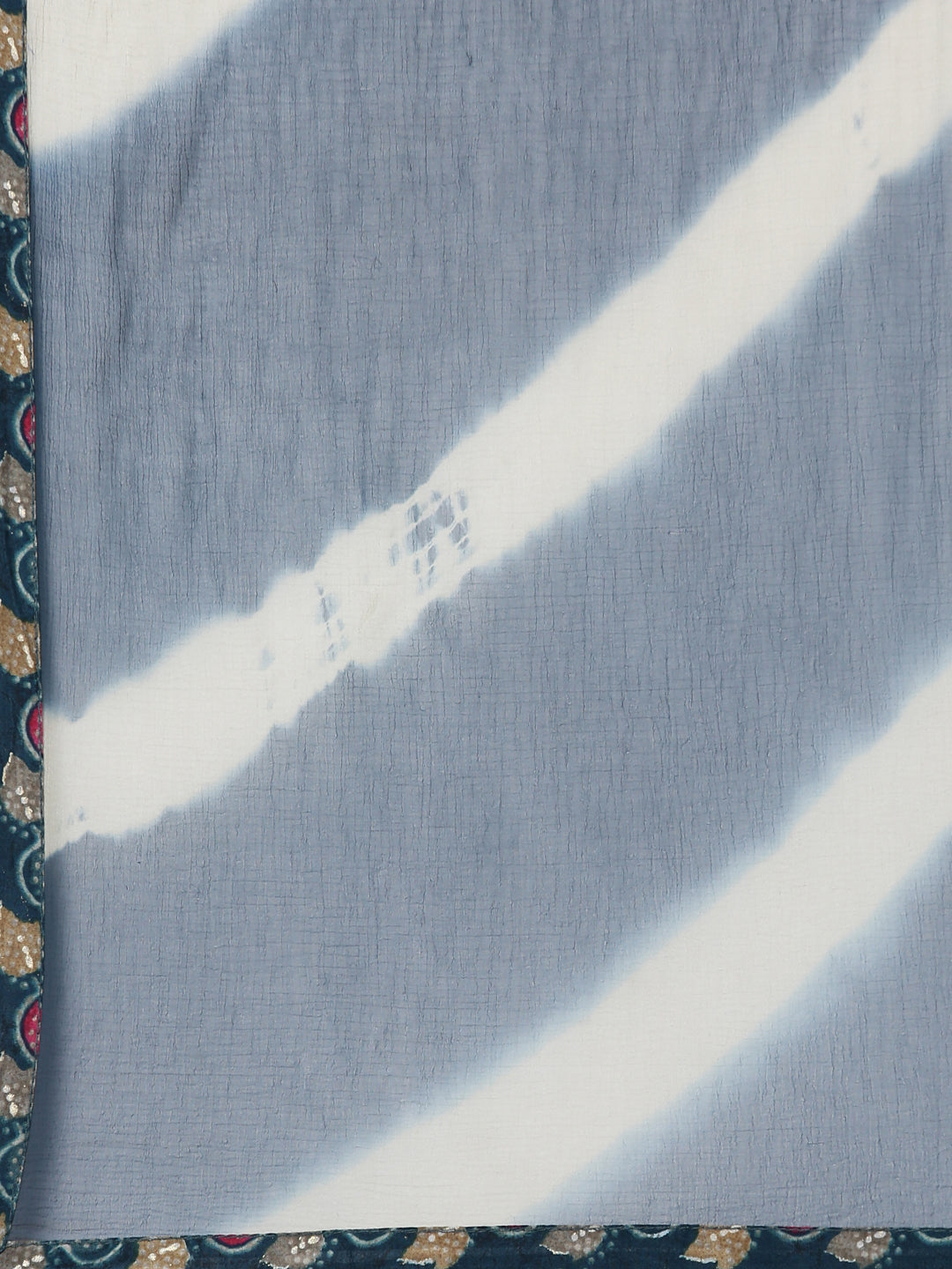 Neerus Blue printed floral suit set - detail view 4