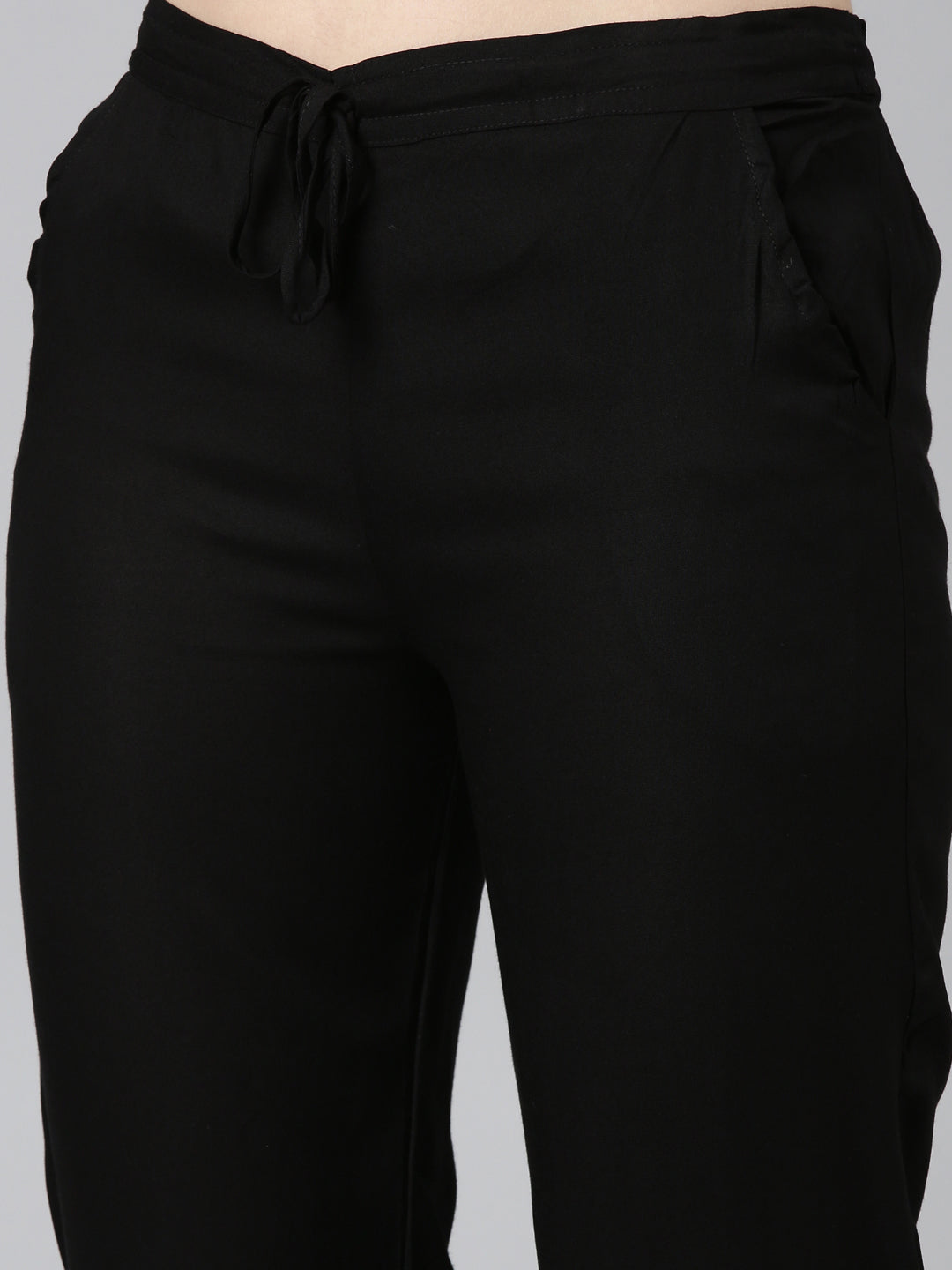 Neerus Red Regular Straight Printed Kurta And Trousers With Dupatta