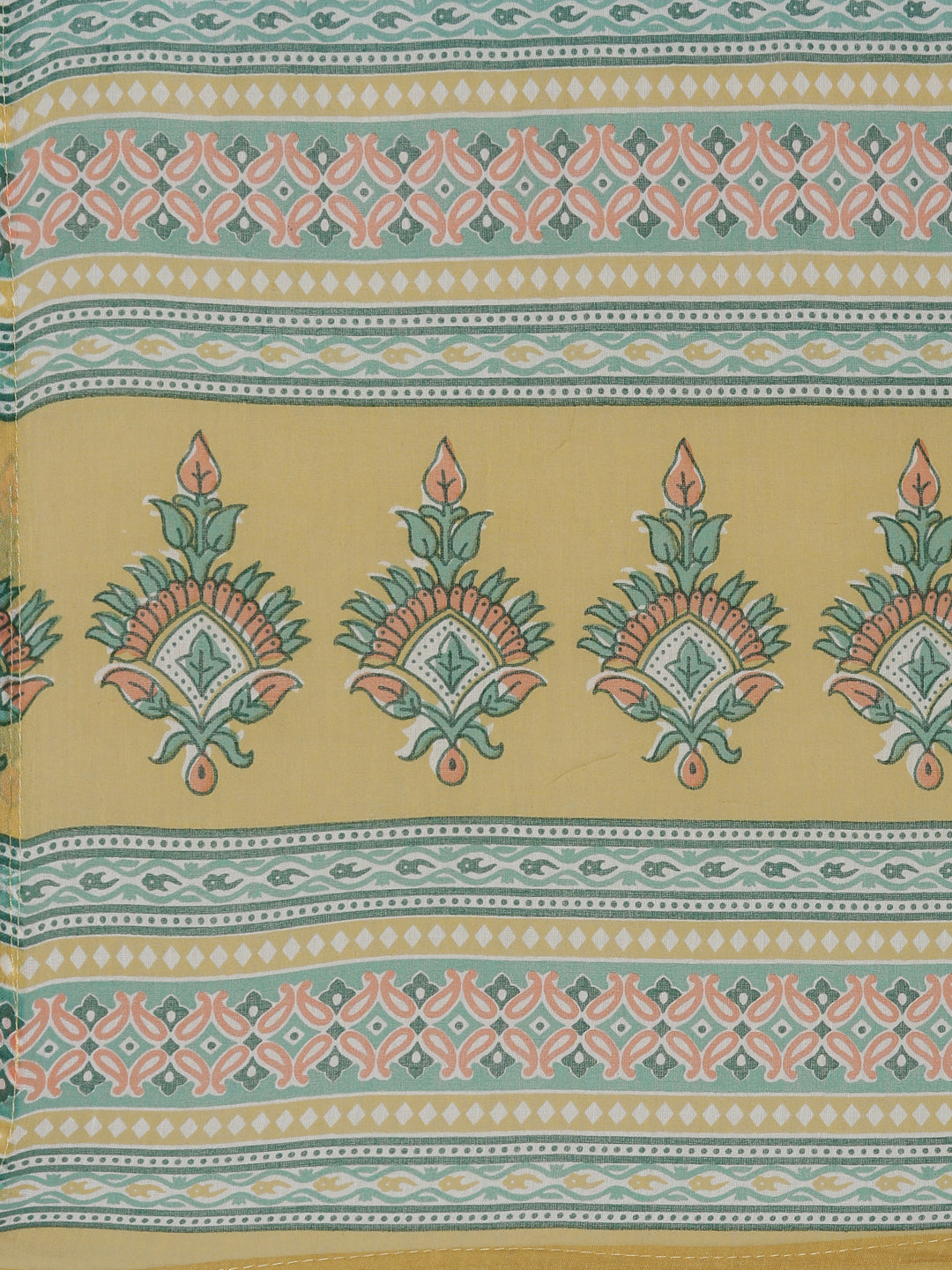 Neerus Orange Regular Straight Printed Kurta And Palazzos With Dupatta