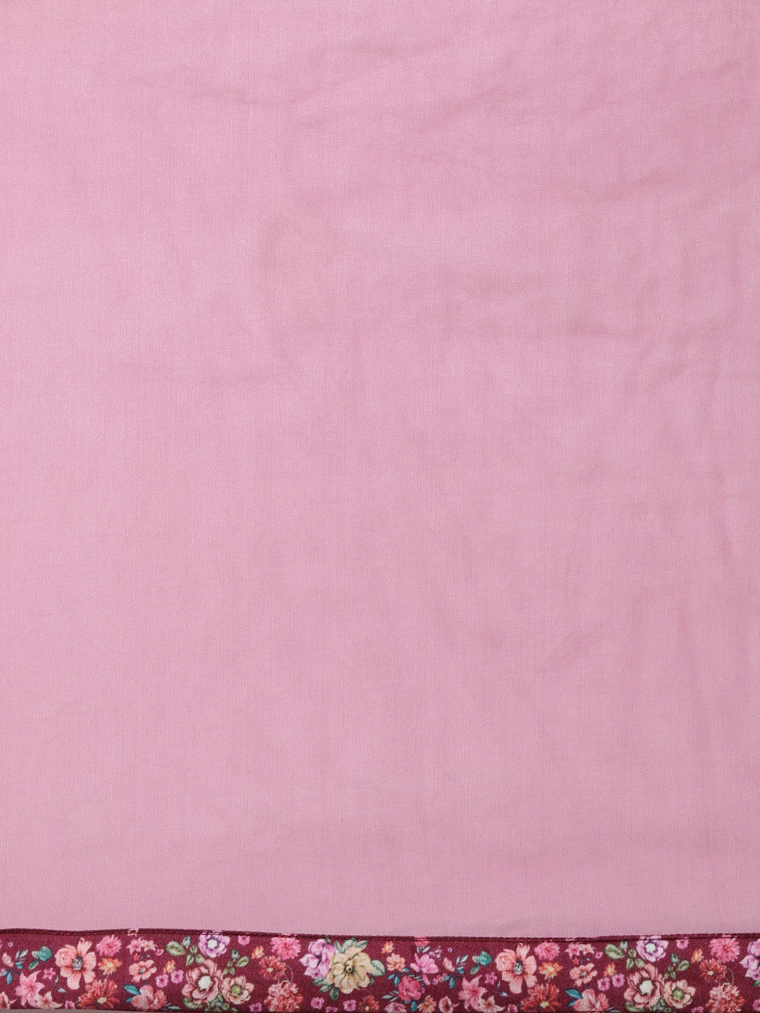 Neerus Pink printed floral straight suit set - detail view 3