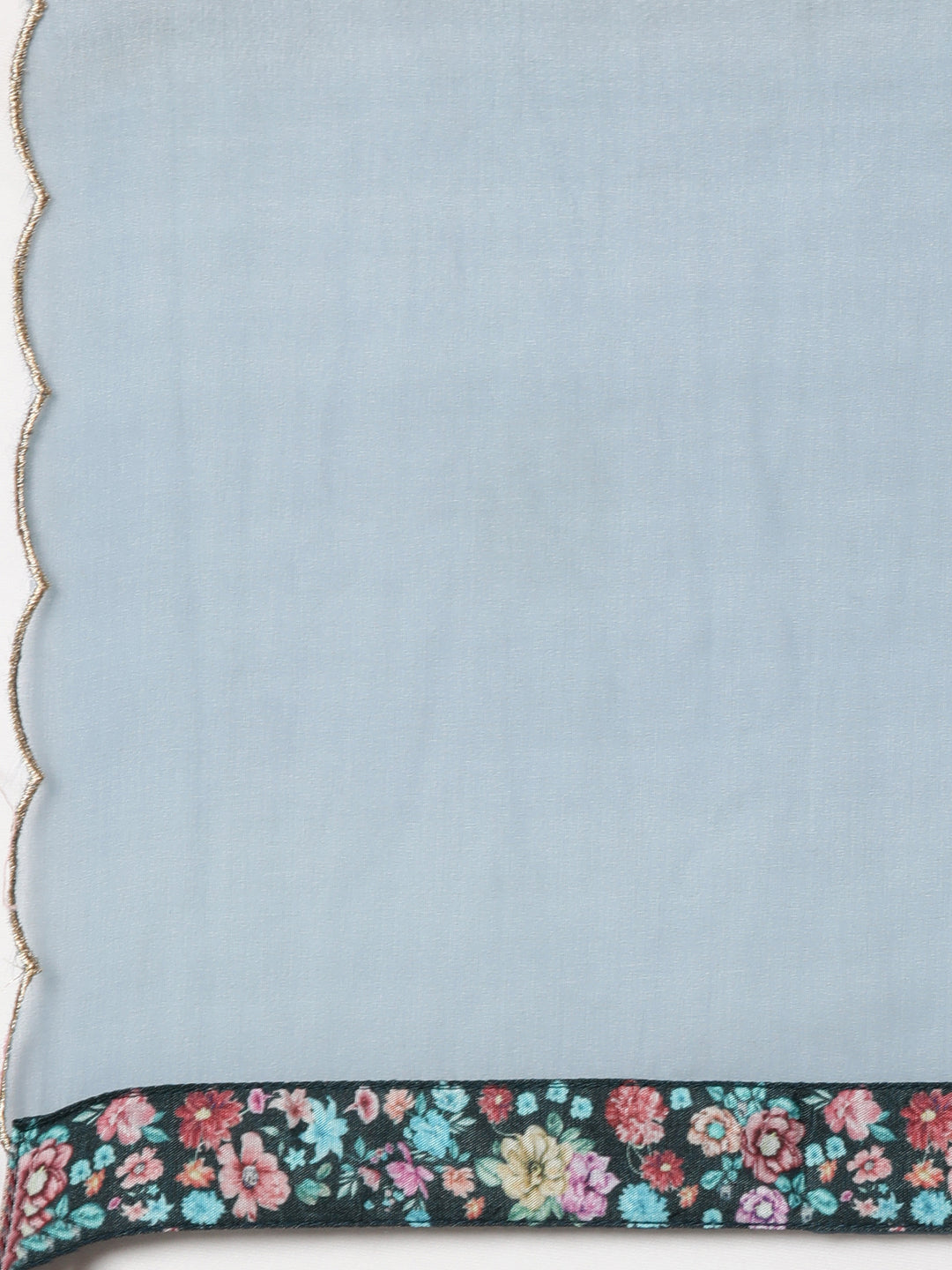 Neerus Green printed floral suit set - detail view 3