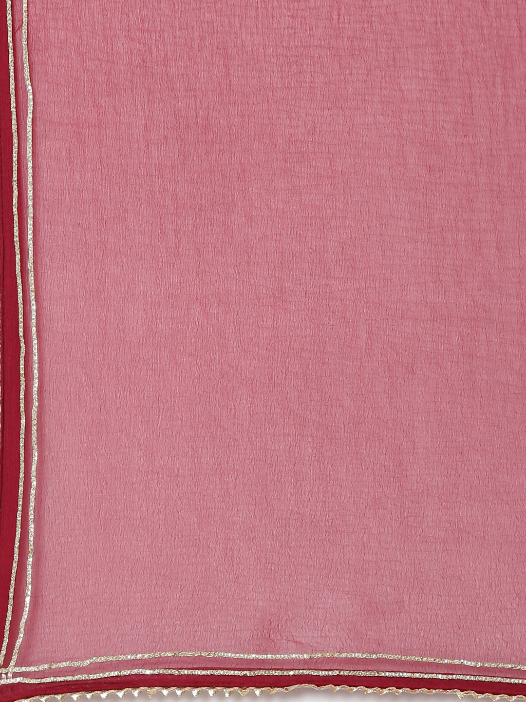 Neerus Maroon Bandhani printed suit set - detail view 3