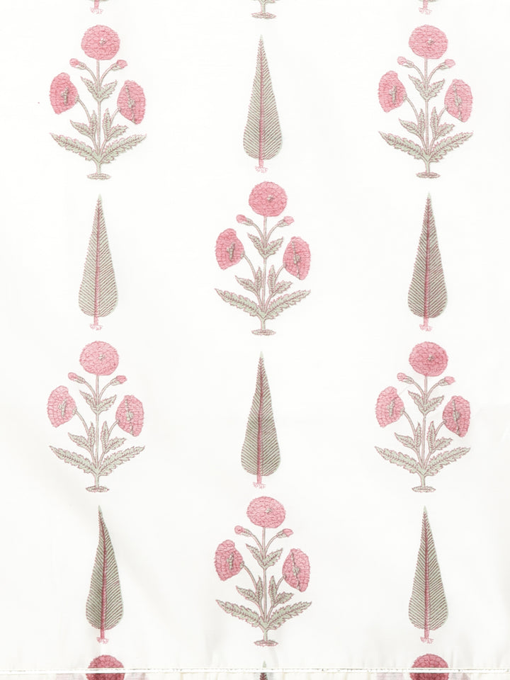 Neerus Cream Regular Straight Solid Kurta And  Trousers With Dupatta