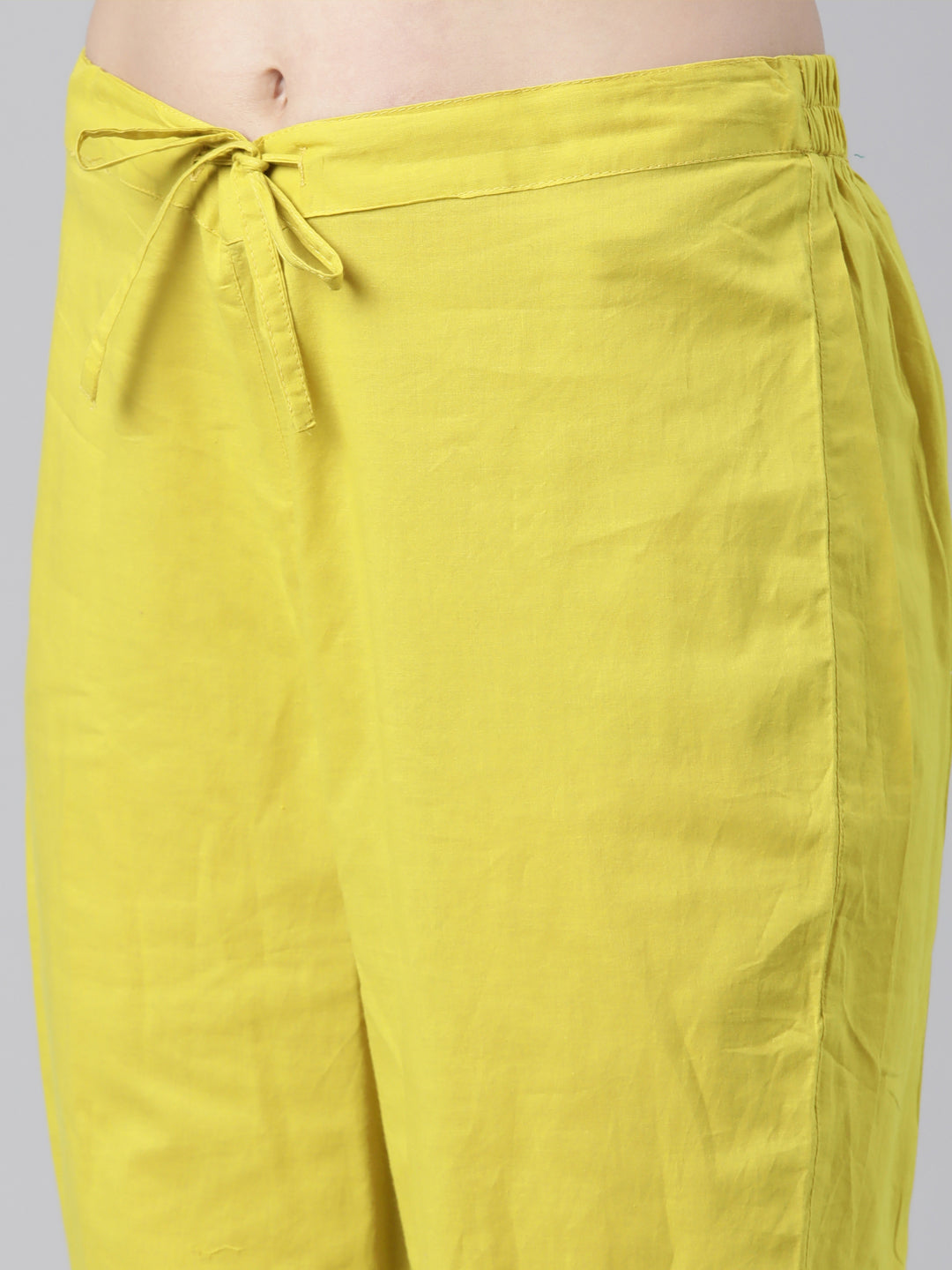 Neerus Green Regular Straight Floral Kurta And  Trousers With Dupatta