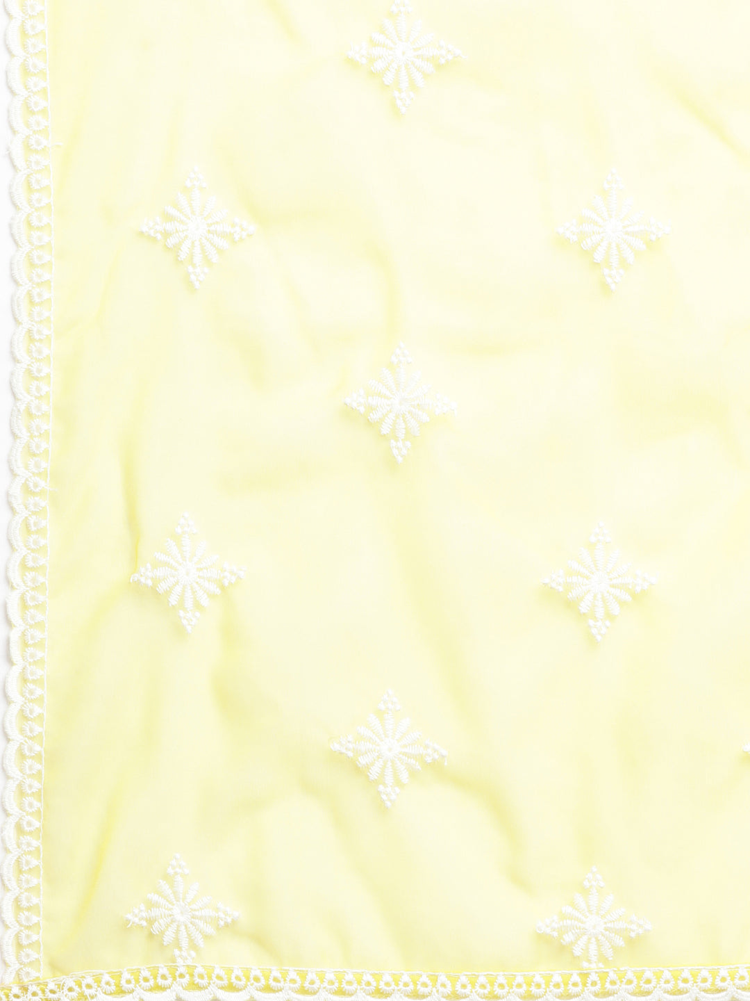 Neerus Green printed floral straight suit set - detail view 3