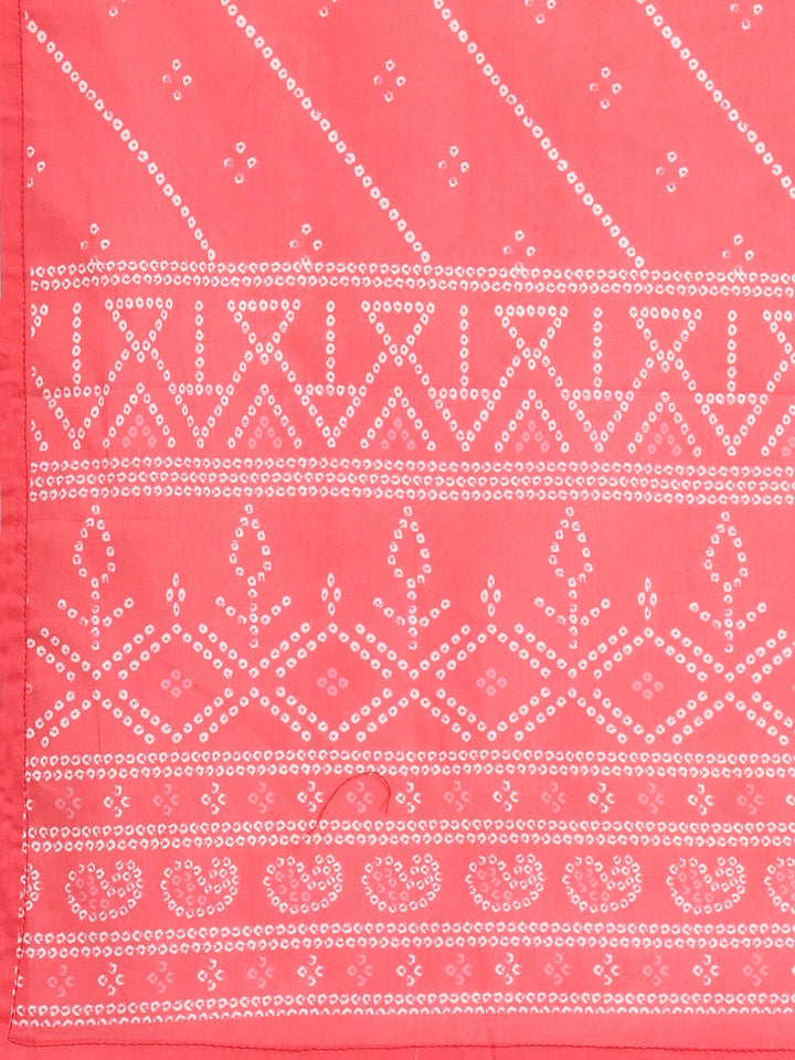 Neerus Women Red Straight Kurta and Trousers With Dupatta