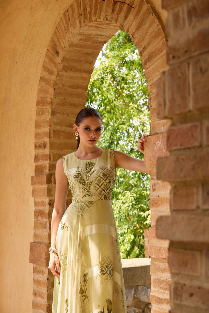 Neerus Pista Casual Maxi Printed Dresses